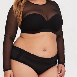 Torrid Mesh Long Sleeve Under It All